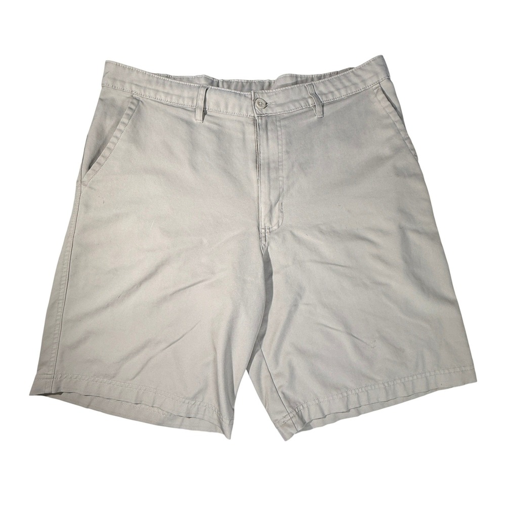 Champion Mens Khaki Golf Shorts Tan Size 36W Polyester